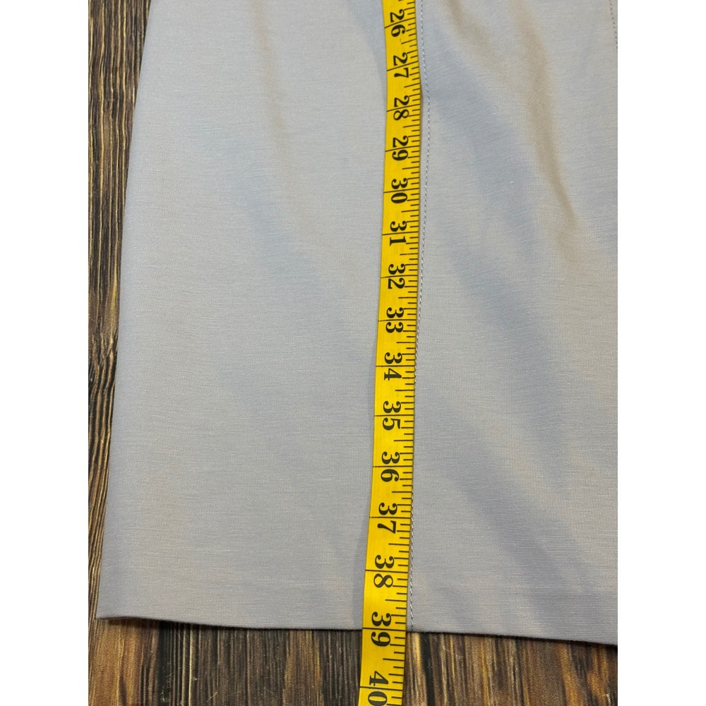 Talbots Sheath Dress Womens 14WP Petite Blue Sleeveless Ponte Career Work - Picture 5 of 15